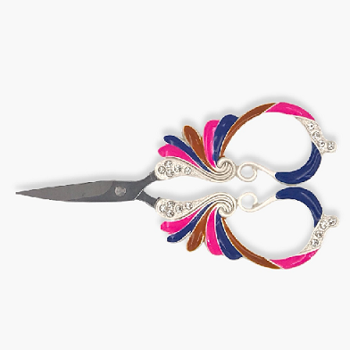 TIJERA BORDAR DECORATIVA MULTICOLOR - 110 X 60 MM